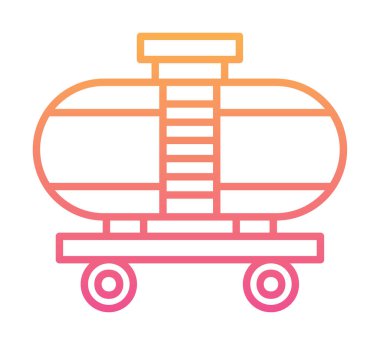 Tren, vagon nakliye ikonları. Kargo için lojistik resimler