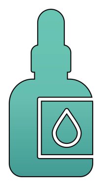 Ağız Aşısı Web simgesi, vektör illüstrasyonu