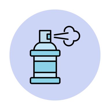 Boya spreyi simgesi, vektör illüstrasyonu 