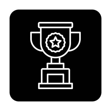 kupa simgesi, vektör çizimi