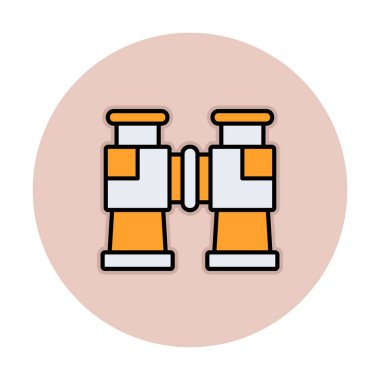 binoküler ikon vektör çizimi