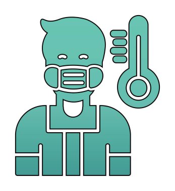 Maske takan adam, taslak biçimi