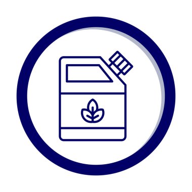 Modern Eko Yakıt simgesinin vektör çizimi                     