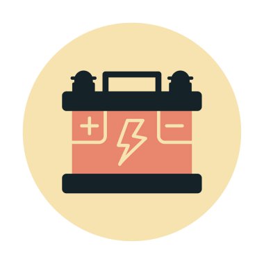 pil simgesi. Ağ için Kataloglayıcı imza vektör simgesinin düz çizimi.