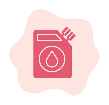  Yakıt Çubuğu simgesi, vektör illüstrasyonu   