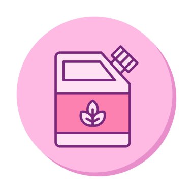 Modern Eko Yakıt simgesinin vektör çizimi                     