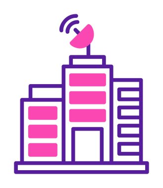 Basit Ağ Oluşturma simgesi, vektör çizimi