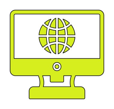 Internet bağlantısı simgesini vektör çizim