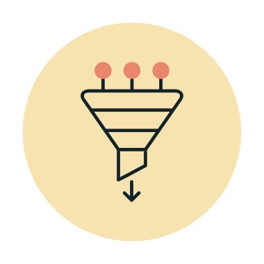 Huni vektör illüstrasyon tasarımının düz simgesi