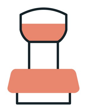 Dolu taslak biçiminde damgalama simgesi