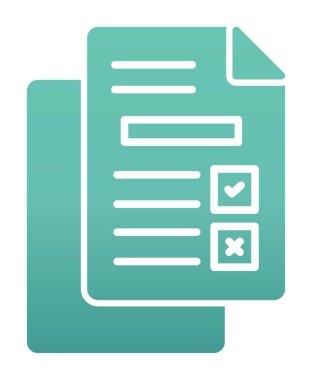 belgelerin vektör çizimi simgesi  