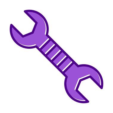 Wrench kutsal kişilerin resmi, vektör çizim