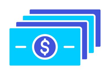 para düz simgesi, vektör illüstrasyonu