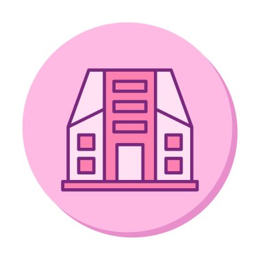 Şehir İnşa Ağı simgesi, vektör illüstrasyonu