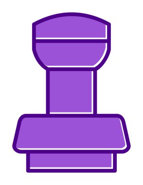 Dolu taslak biçiminde damgalama simgesi