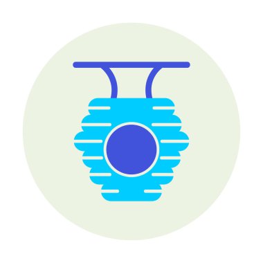 Arı kovanı simgesi vektör illüstrasyonu