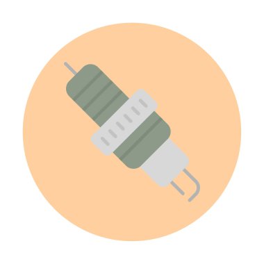 Buji simgesinin vektör illüstrasyonu