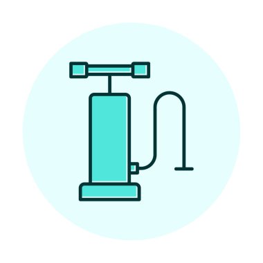 Hava Pompası ağ ikonu vektör illüstrasyonu