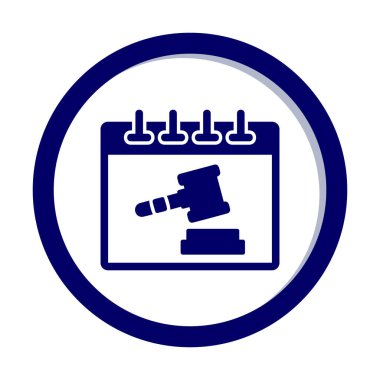 Düz simge teklif et, vektör illüstrasyonu