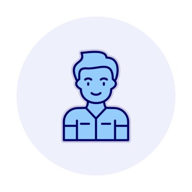 Dişçi web simgesi, vektör illüstrasyonu