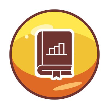 Çizelge simgesi, vektör illüstrasyonu   