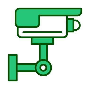 ccTV kamerasının vektör illüstrasyonu 