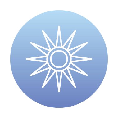 Optik radyasyon işareti vektör düz simgesi 