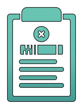 Sigara ikonu vektör illüstrasyonlu belge  