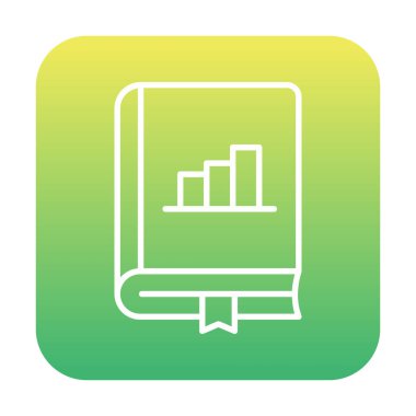 Çizelge simgesi, vektör illüstrasyonu   