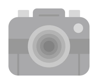 fotoğraf makinesi simgesi, vektör illüstrasyonu 