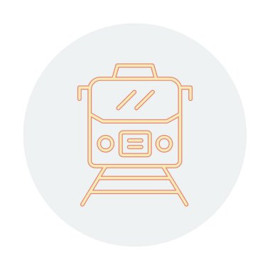 tren vektör simgesi modern basit illüstrasyon