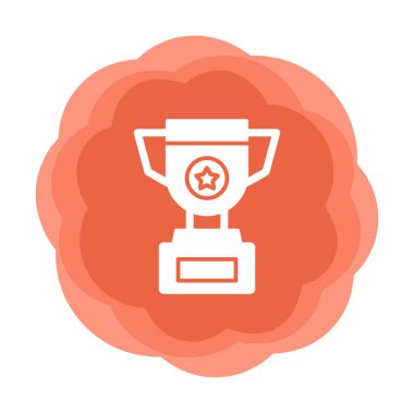 kupa simgesi, vektör çizimi