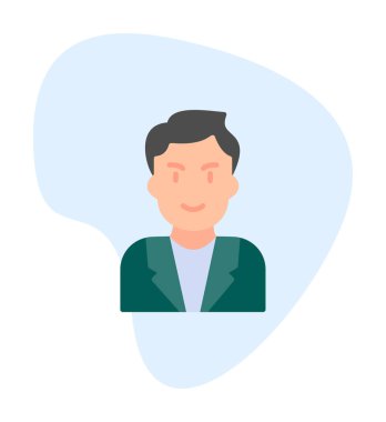 Aday erkekler simgesi, vektör illüstrasyonu 