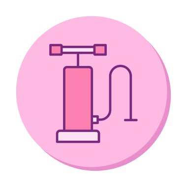 Hava Pompası ağ ikonu vektör illüstrasyonu