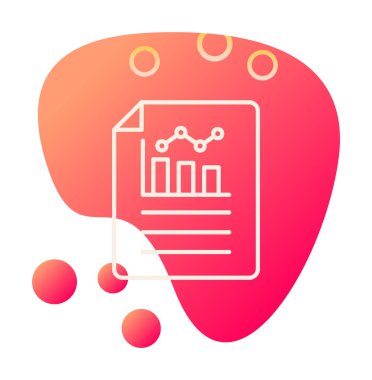 çubuk çizelgesi vektör illüstrasyonu