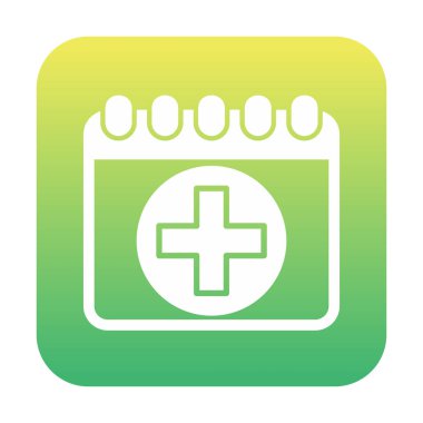 Takvim simgesi, vektör illüstrasyonu basit tasarım