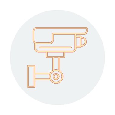 ccTV kamerasının vektör illüstrasyonu 