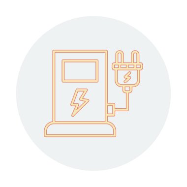 İstasyon simgesi tasarımı, vektör illüstrasyonu yükleniyor