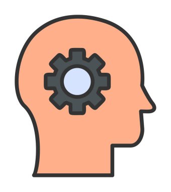 yaratıcı vektör düz renk simgesi 