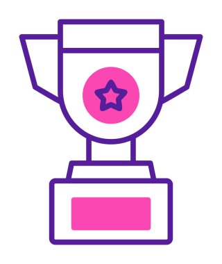 kupa simgesi, vektör çizimi