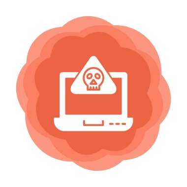 dizüstü bilgisayar simgesi, vektör illüstrasyonu basit tasarım