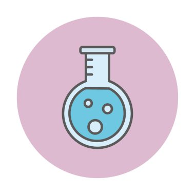 Zehir. Web simgesi basit illüstrasyon 