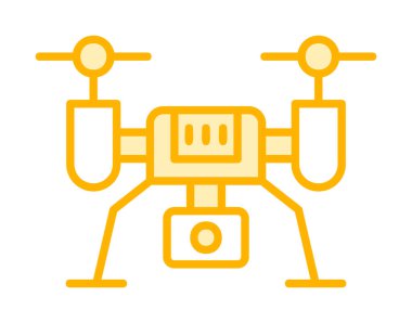 İHA simgesi, vektör illüstrasyonu  