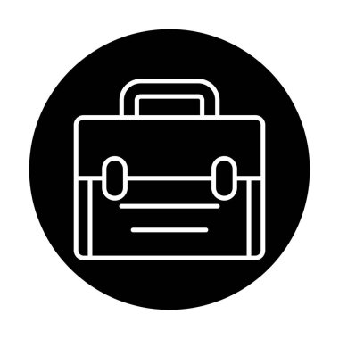 evrak çantası simgesi vektör illüstrasyon tasarımı