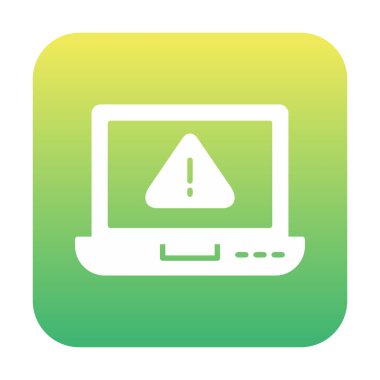 uyarı simgesi olan dizüstü bilgisayar 