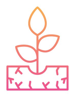 filizlenme simgesi, vektör illüstrasyonu  