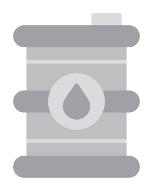 Petrol varil web simgesi, vektör çizim