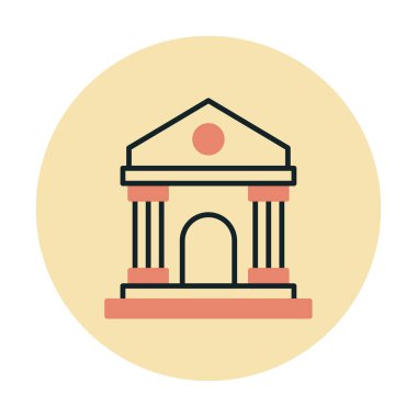 Simge vektör tasarlamak yapı Müzesi