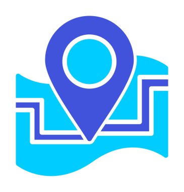 harita işareti simgesi. vektör çizim 