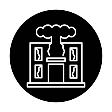 Savaş Yıkım konsepti vektör çizimi